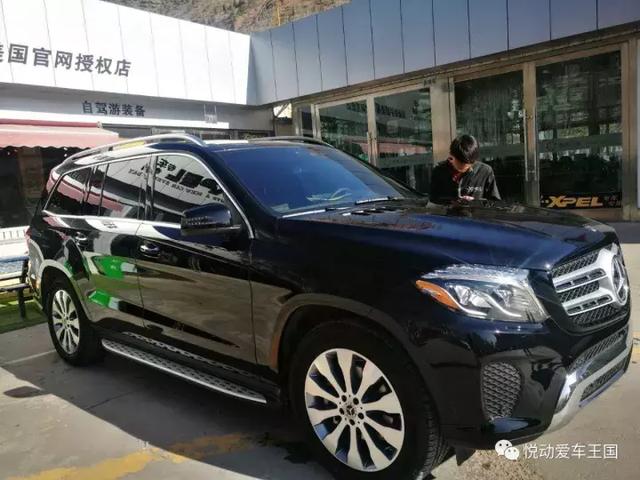 西宁奔驰GLS450和路虎星脉施工隐形车衣