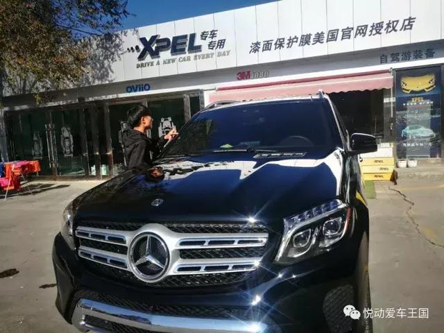 西宁奔驰GLS450和路虎星脉施工隐形车衣