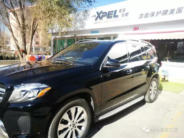 西宁奔驰GLS450和路虎星脉施工隐形车衣