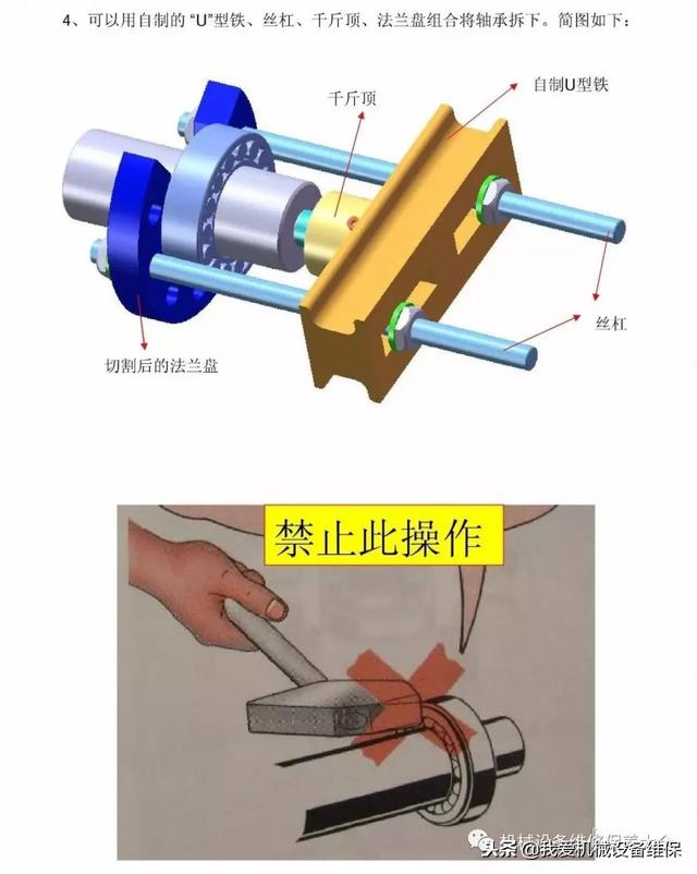 各类轴承的拆卸与安装步骤详细图示（通用方法），及优……