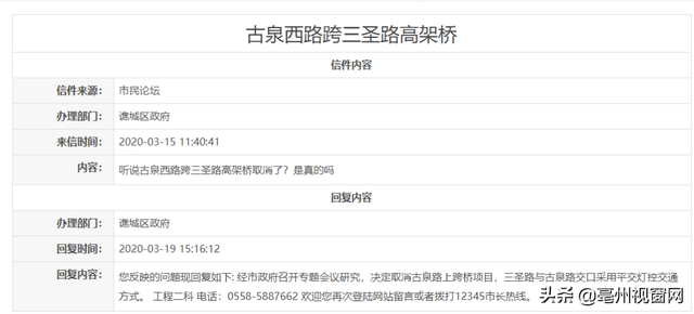 古泉西路跨三圣路高架桥已取消,将采用平交灯控交通方式