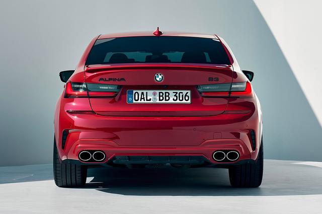 3.8秒破百媲美宝马M3，红色金属漆Alpina B3改装车