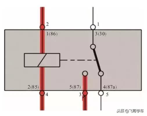 从零开始学汽车维修，第16天，继电器的认识参照细节