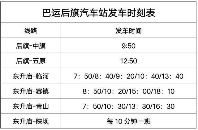 ​巴运各汽车站明日起全面恢复市内客运班线（附时刻表）