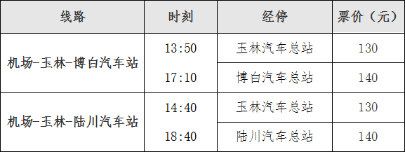 关注｜南宁机场开通博白、陆川城际巴士专线，每天两班