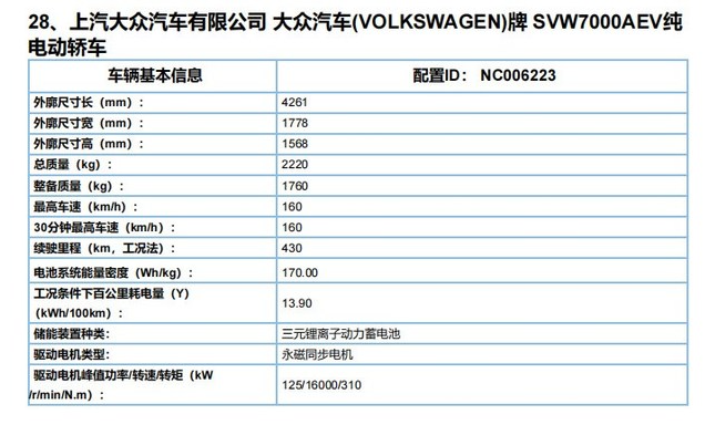 多款新车续航里程曝光 工信部新能源推荐目录新车统计