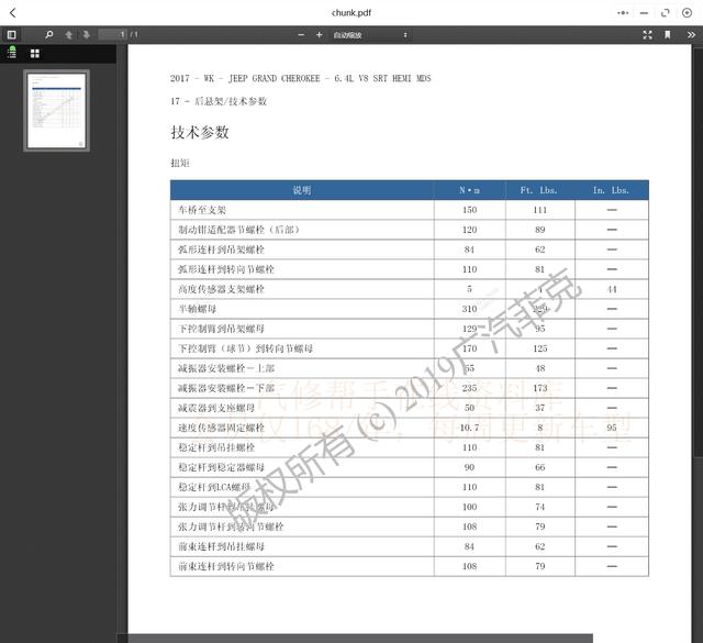 2007-2021年款吉普汽车维修手册和电路图线路图接线图资料