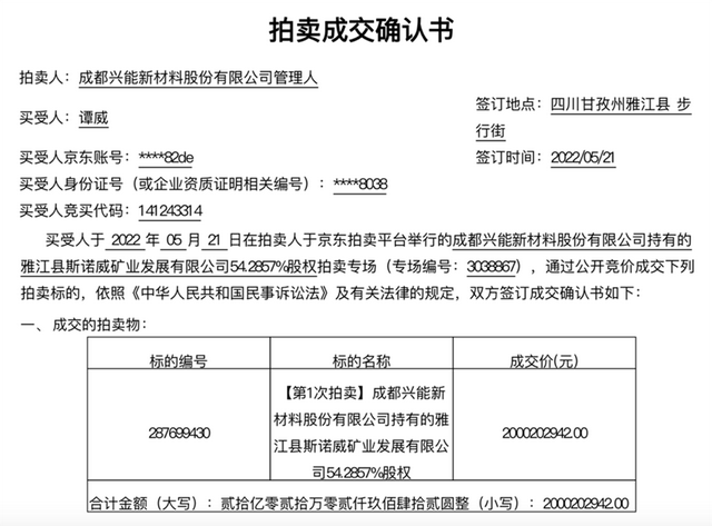 20亿锂矿原罪：隐形富豪行贿副处长770万，如今下落不明