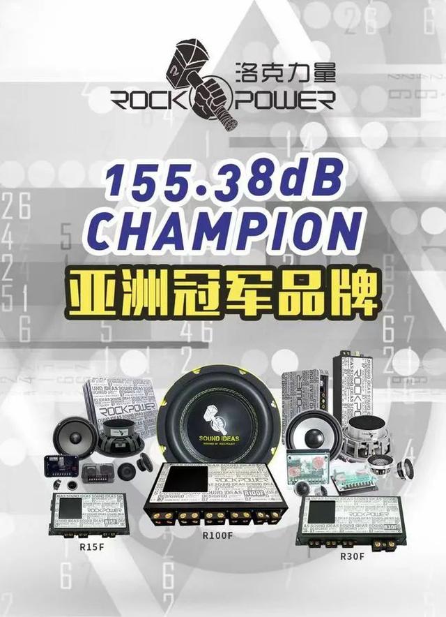 中国汽车音响声压记录155.38dB保持者 洛克力量ROCKPOWER