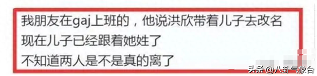 网曝洪欣带儿子改姓，与张丹峰划清界限，张镐濂变洪镐濂？